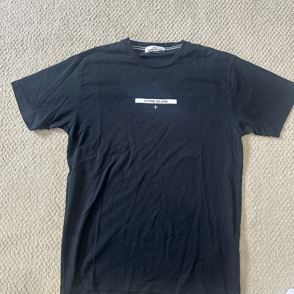 Stone Island Black Short Sleeve Tee
